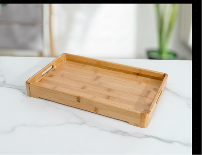Bamboo Serving Tray – 7 Shapes & Sizes