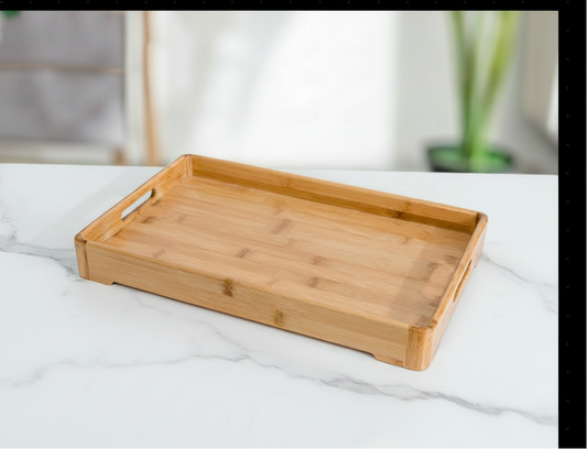 Bamboo Serving Tray – 7 Shapes & Sizes